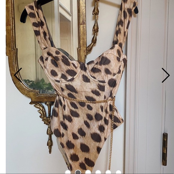 we wore what leopard swim